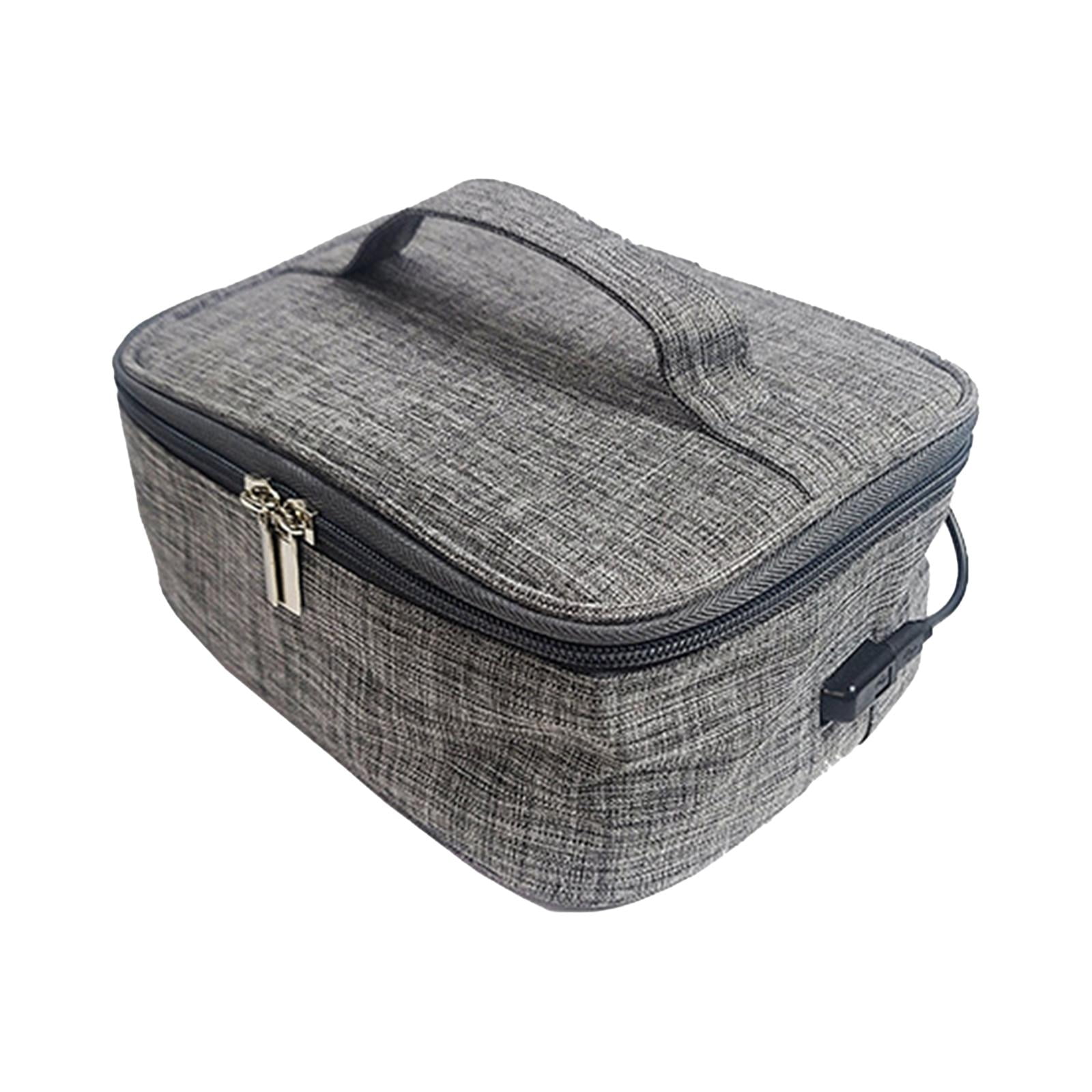 Bothyi - Fiambrera Con Calefacción Usb, Bolsa Aislante, Tela Oxford, Microondas Personal, Gris