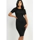thumbnail image 1 of Vestido Midi Ajustado De Canalé, 1 of 5