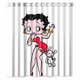 thumbnail image 1 of Cortina de ducha con diseño de Betty Boop y perro adorable, con ganchos, 167 x 183 cm, 1 of 3
