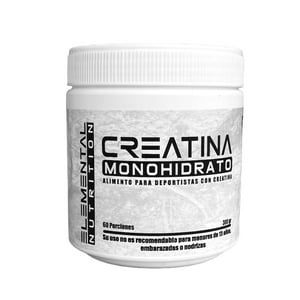 Elemental Nutrition - Creatina Monohidrato 300 Gr - 60 Porciones