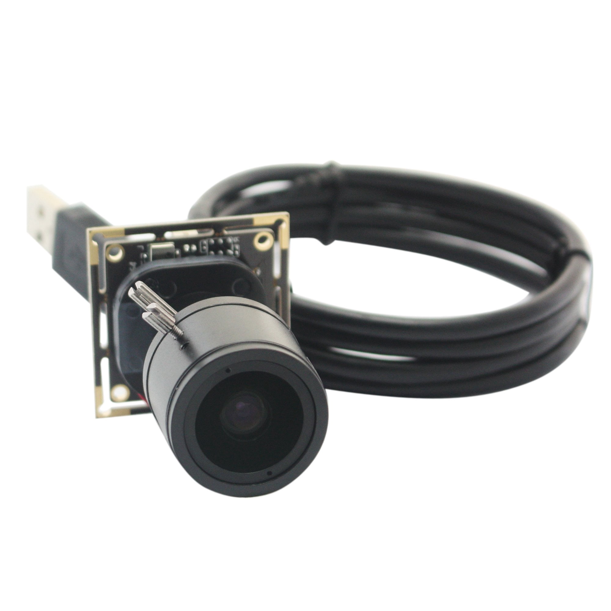 Cámara De Seguridad Usb Elp 2mp 1080p Con Lente Varifocal Y Micrófono