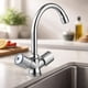thumbnail image 3 of Llave para Lavaplatos Cuello de Cisne Cromada Doble Comando Giro 360, 3 of 4