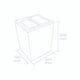 thumbnail image 4 of Freezer Horizontal / Congelador Industrial D/Acción T/Vidrio 100 Lts. 100 Litros, 4 of 5