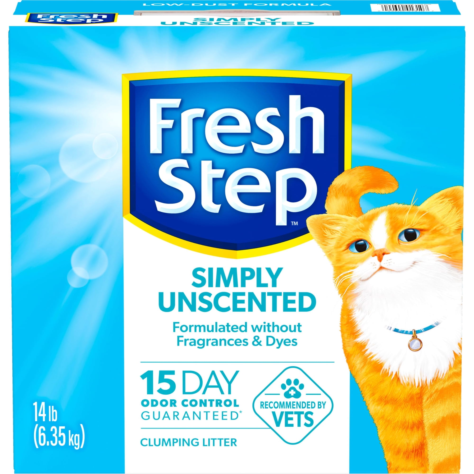 Arena Para Gatos Fresh Step Simply, Sin Perfume, 6,35 Kg