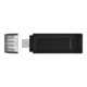thumbnail image 1 of Memoria USB Kingston DataTraveler 70 128GB USB-C 3.2 Gen 1, 1 of 3