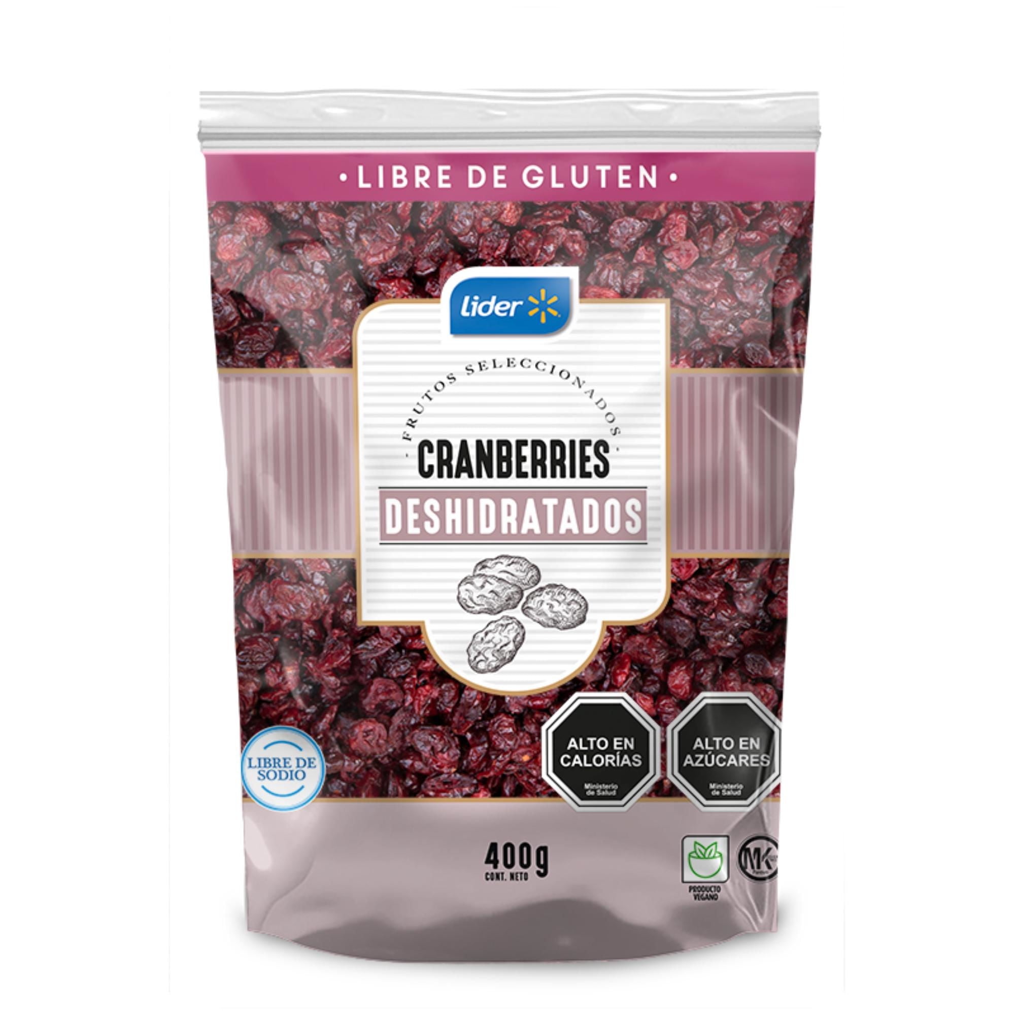 Cranberries Deshidratados 400 g Lider