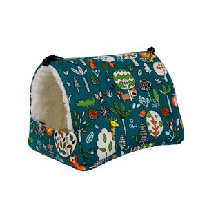 Ioensy - Hamaca Suave Para Hámster Cama Para Dormir Hámster Den Colgante Para Rata Chinchilla Azul