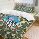 thumbnail image 1 of Green Camo Blue Gorilla Tag Comforter Set Soft 3 Pcs Twin Bedding Sets Thicken for All Season, 1 of 5