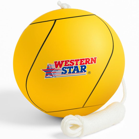 Set de juego Western Star Tetherball con cuerda de 3 m, suave al tacto