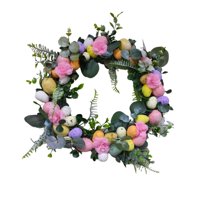 Bothyi - Guirnalda De Pascua Artificial De 45 Cm, Accesorio Para Fotos Para Interior, Exterior, Exterior, Exterior, Serie Rosa