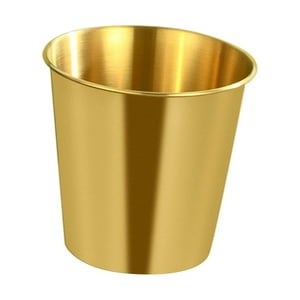 Genérico - Cubo De Hielo Cubo De Champán De Acero Inoxidable Para Restaurante Enfriamiento De Vino Bbq 0.7L Oro