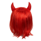 thumbnail image 2 of Peluca De Diablita Roja Noche Brujas Halloween 2025, 2 of 5