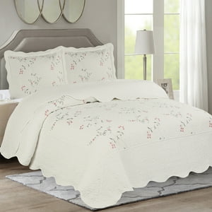 Quilt Andes Bordado Toronto Rosa
