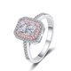 thumbnail image 1 of Anillos de Diamante de Moissanita para Mujer 1 Uds Color D VVS1 Corte Radiante Anillos de Moissanita Boda Aniversario Promesa Compromiso Anillos para Mujer Regalos para Esposa con Certificado, 1 of 8