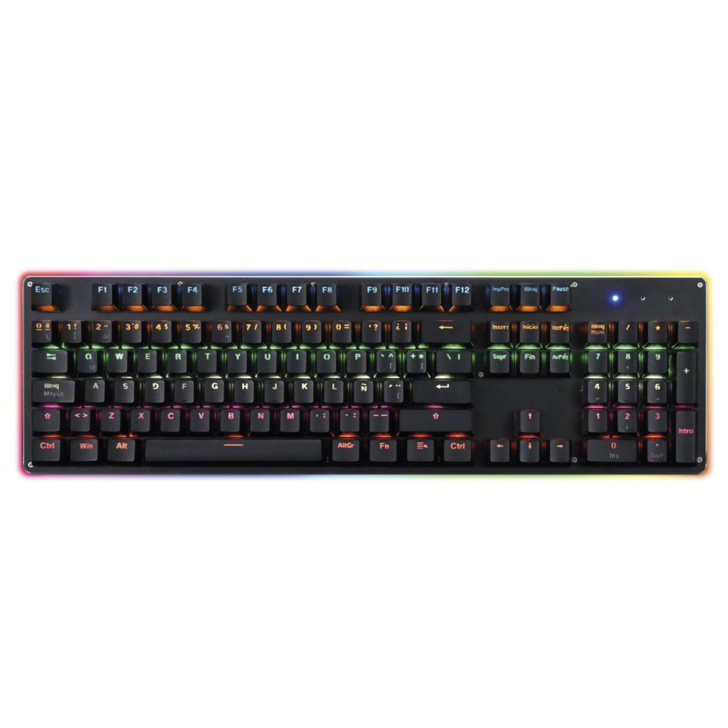 Reptilex - Teclado Gamer Mecanico Usb 104Teclas Retroiluminado