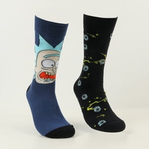 Bipack Calcetín Hombre Azul Rick And Morty