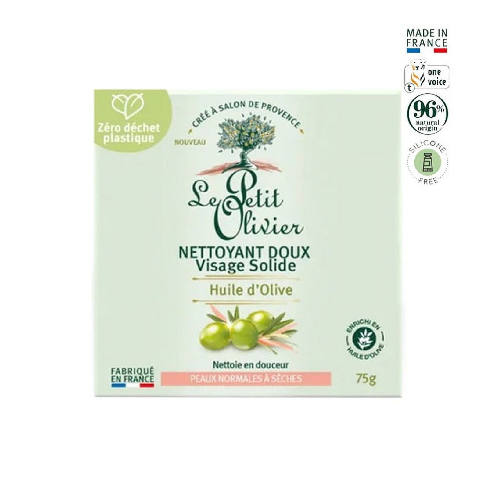 Le Petit Olivier - Jabón Facial Oliva Suave 75gr