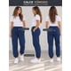 thumbnail image 3 of Pantalon Buzo Jogger Deportivo Casual Ajustable 285g Algodon Azul Marino Liso Xl, 3 of 3