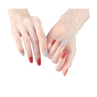 Tiolla - Uñas Sticker Efecto Gel Red Star