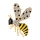 thumbnail image 5 of rhinestone flying honeybee broche insecto solapa pin boutonniere joyería, 5 of 5