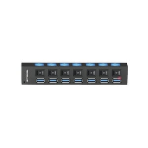 Tecnolab - Hub 3.0 Usb 7 Puertos Con Interruptores Independientes - Ps