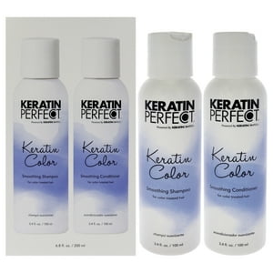 Keratin Perfect - Keratin Dúo De Color De Queratina Perfect Para Unisex: Champú De 2 Piezas De 3,4 Oz Y Acondicionador De 3,4 Oz