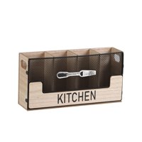 Bothyi - Organizador De Cubiertos De Madera, Caja De Almacenamiento De Vajilla Para Restaurantes, Hoteles Y Hogares