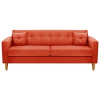 Bodevir - Sofa New Retro 3Cg Felpa 04 Naranja