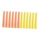thumbnail image 1 of 12 Fundas Protectoras De Espuma Para Postes De Trampolín, Para Barandilla De Cama De Salto (6 Naranjas Y 6 Amarillos), 1 of 5