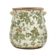 thumbnail image 1 of Jarrón decorativo de cerámica verde casi natural de estilo toscano, 25 cm, 1 of 4