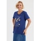 thumbnail image 2 of Polera Mujer Con Estampado Azul Oscuro, 2 of 4