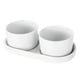 thumbnail image 1 of Set De Bowl Con Base 3 Piezas Blanco loza, 1 Un, 1 of 1