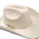 thumbnail image 3 of Sombrero Vaquero Cowboy Western Unisex Adulto - Festivales blanco Talla Única, 3 of 6