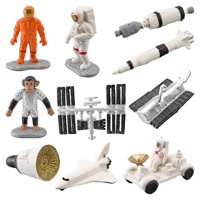 Magideal - 10 Piezas De Estatua De Astronauti , Decoración De Dormitorio Temática Del Espacio Exterior, Para Niños, Decoración Para Hogar, Modelo