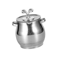 Magideal - Recipiente Para Manteca De Cerdo, Tarro De Almacenamiento, Asa De Fácil Agarre Con Tapa Antipolvo, Colador De Manteca Para Guardar En La Cocina Al Aca 15 L 10 Cm X 18 Cm