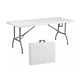 thumbnail image 2 of Mesa plegable camping 180x75 cm portátil color blanco, 2 of 3