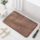 thumbnail image 1 of suxuMhao Tapetes de Baño, Tapete de Baño de Color Sólido Marrón de Estilo Simple, Tapete de Piso Suave, Absorbente y Antideslizante, 18.9 X 30.7 Inch 1 Pack, Tapete Doméstico de Poliéster Lavable, 1 of 4