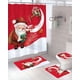 thumbnail image 3 of Pack 4 Piezas Cortina De Baño Y Alfombras Diseño Navideño Tf04, 3 of 3