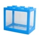 thumbnail image 2 of 2 Piezas Acuario Pecera Mini Bloques De Construcción Caja De Ara?a Decoración Del Hogar Azul, 2 of 5