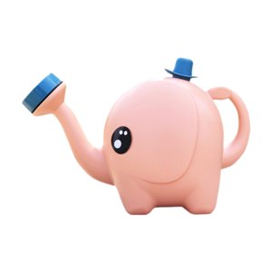 Ioensy - Regadera De Agua Con Pico Largo De 2,5 L Con Forma De Elefante Para Oficina, Bonsái Y Césped, Color Naranja