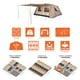 thumbnail image 4 of Carpa Camping Quintay 12 Personas Bosscamp 3000 Mm Cubre Techo Largo, 4 of 14