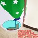 thumbnail image 5 of Saco de boxeo Jet Creations Clown inflable de 107 cm de altura, 5 of 8