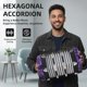 thumbnail image 2 of Acordeón Kekangerly Concertina de 20 Teclas Morado para Principiantes, 2 of 7