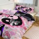 thumbnail image 1 of Kuromi Print Bedding Set Pattern Duvet Cove Set 3 Pieces 1 Quilt Cover And 2 Pillowcases for Women Men Teens, 1 of 5
