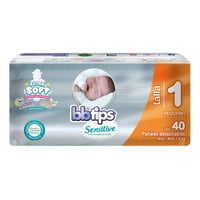 Chicolastic - Pañal Bebe Tips Sensit T1 Pequeño Panal X 40 Unidades