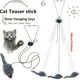 thumbnail image 2 of 2pcs Cat Toy Hanging Door Toy Contains Catnip Cat Interactive Toy Adjustable Cat Teasing Toy, 2 of 4
