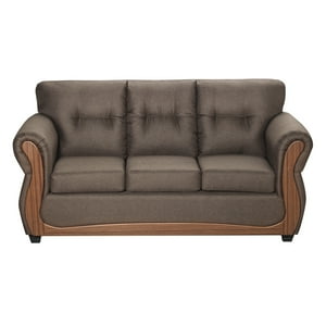 Colbox - Sofá Blazer 3 Cuerpos Tela Chocolate