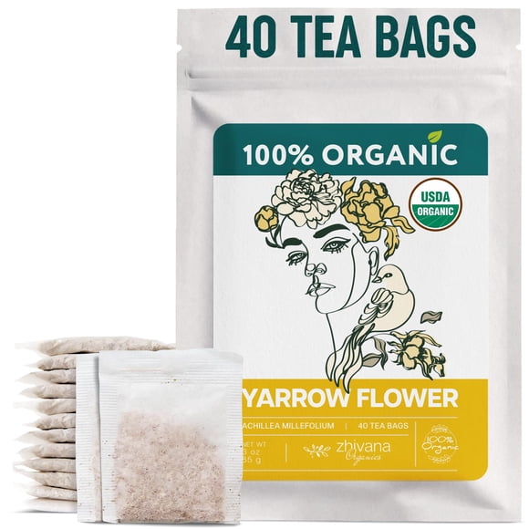 Té Orgánico de Milenrama Zhivana Organics 40 Bolsitas