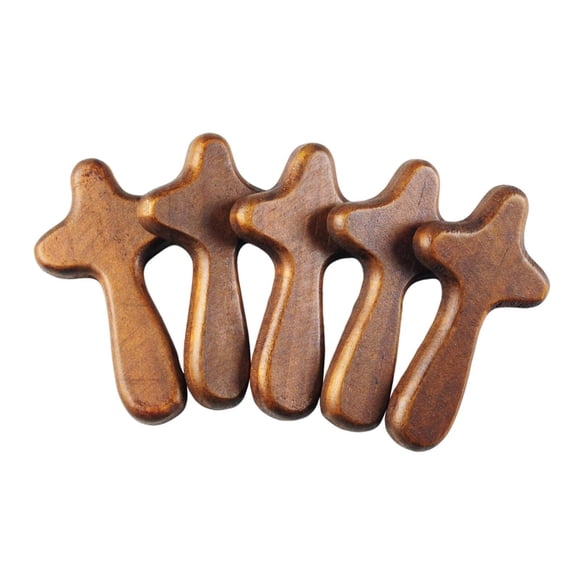 5x Cruz De Oración Vecino Amigo Amigo Decorativo Cruces De Bolsillo De Palma Aferradas B