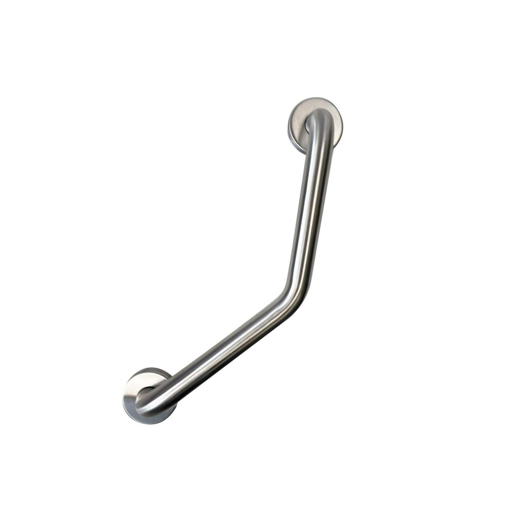 Glomed - Barra Angular Muro Izquierda Acero Inoxidable